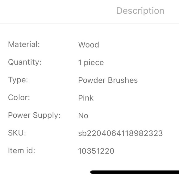 Makeup Powder Brush Contour Blush Soft Bristles - Picture 9 of 10